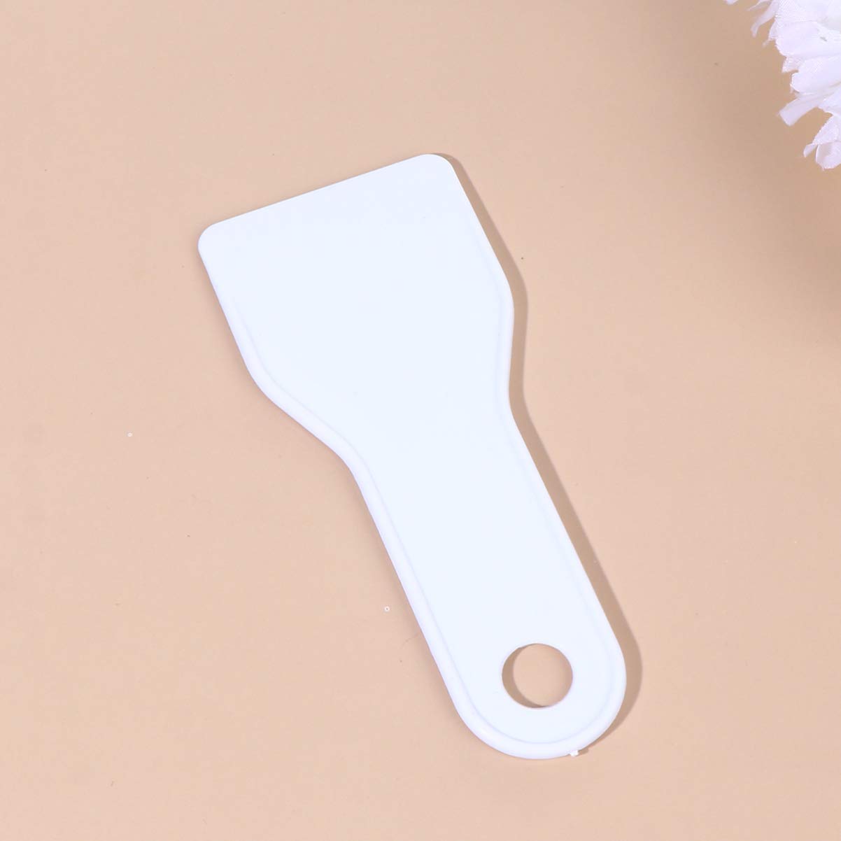 Defroster Ice Shovel - Refrigerator & Freezer Ice Scraper Tool - Handheld Deicing Flat Shovel for Kitchen - White - Perfect for Removing Ice from Freezers, Fridges and Coolers