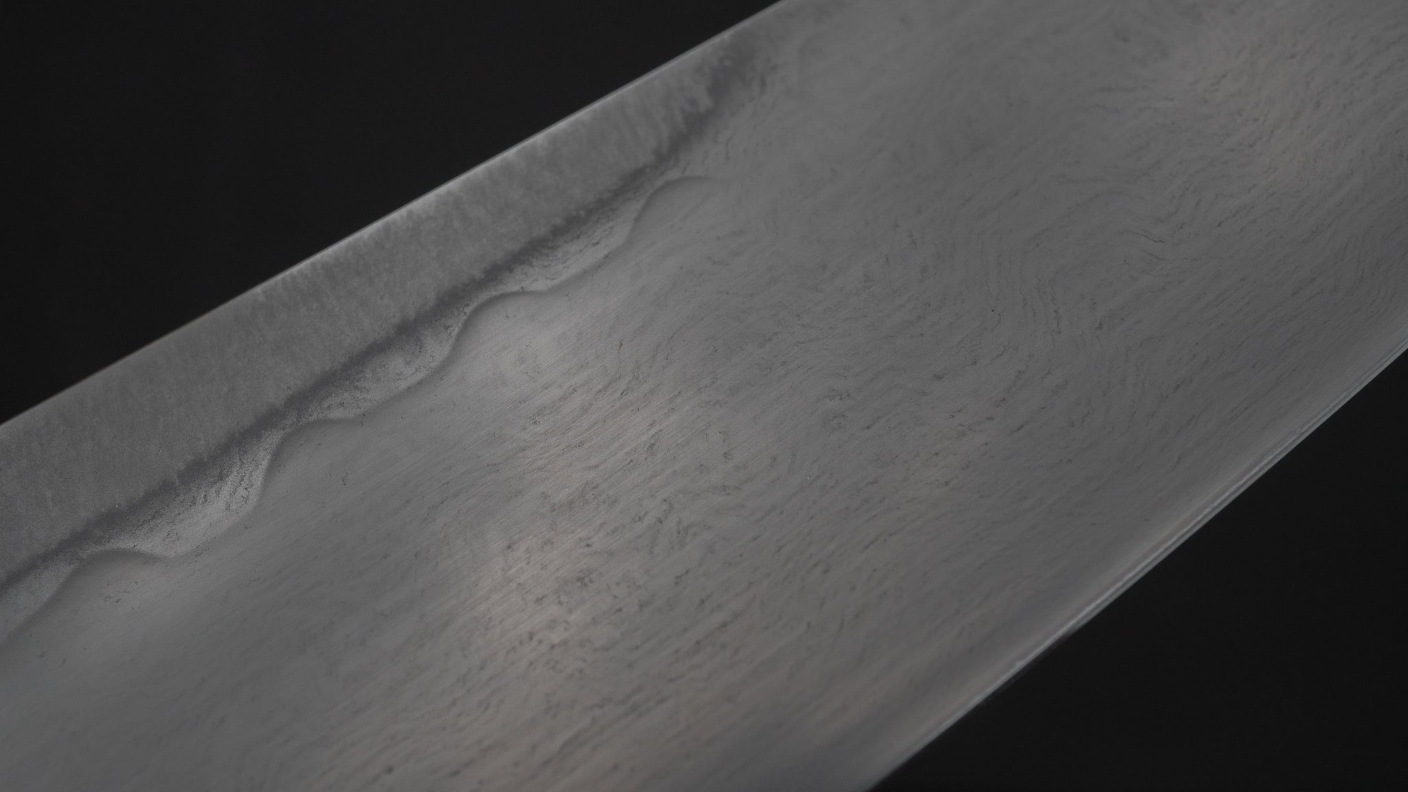 Hitohira Togashi Yohei Blue #2 Mizu Honyaki Gyuto 240mm Japanese Chef Knife - Ziricote Wood Handle with Saya (#002) - Perfect for Professional Chefs & Home Cooking Enthusiasts