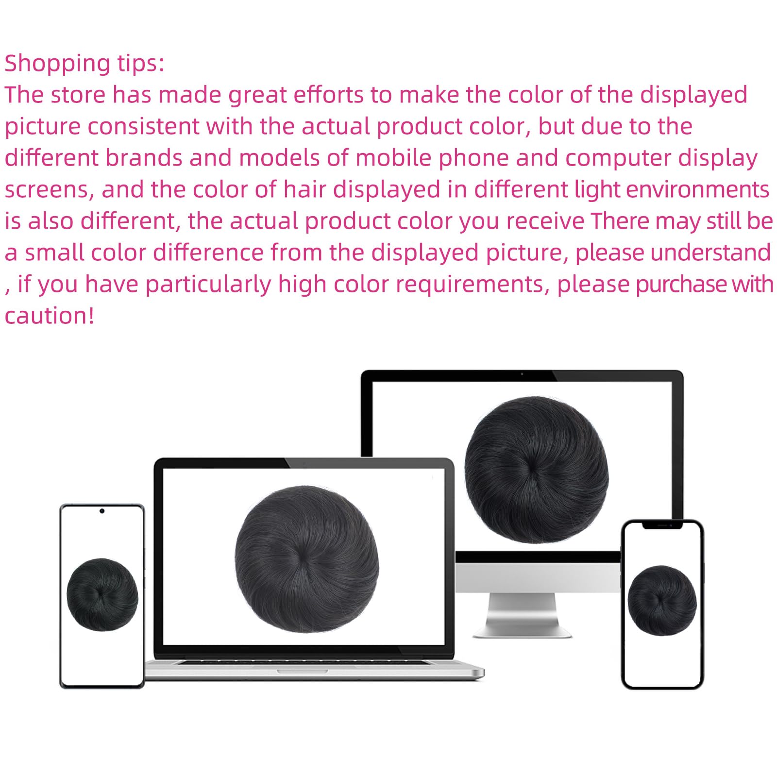 2PCS Black Fake Hair Buns for Women & Girls - Hairpiece for Workplace, Bridal, Wedding & Updo Hairstyles - Perfect for Professional, Formal & Special Occasions