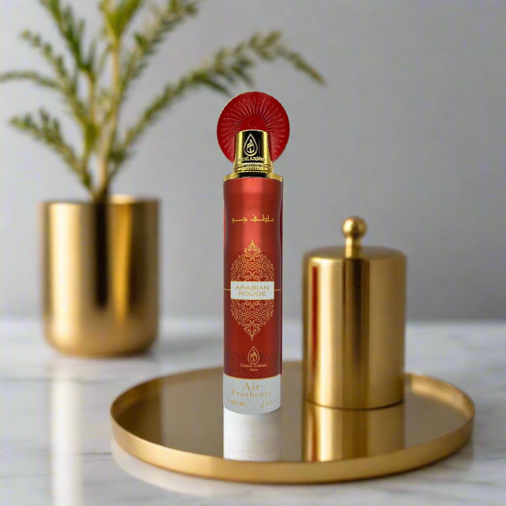Premium Arabian Rouge Air Freshener - Long-Lasting Fragrance for Home, Car & Office - Eliminates Odors Naturally