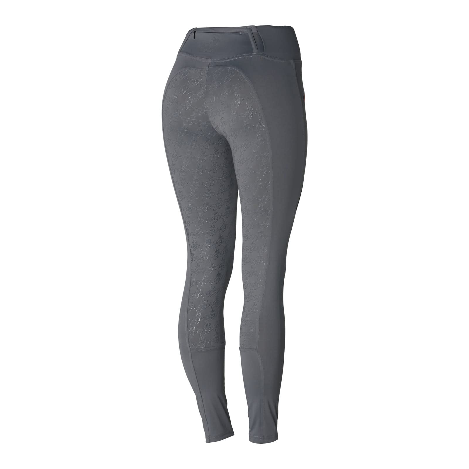 HORZE Rosie Women's Silicone Full Seat Equestrian Riding Tights with Pockets - Comfortable Equestrian Breeches for Horseback Riding, Training & Competition