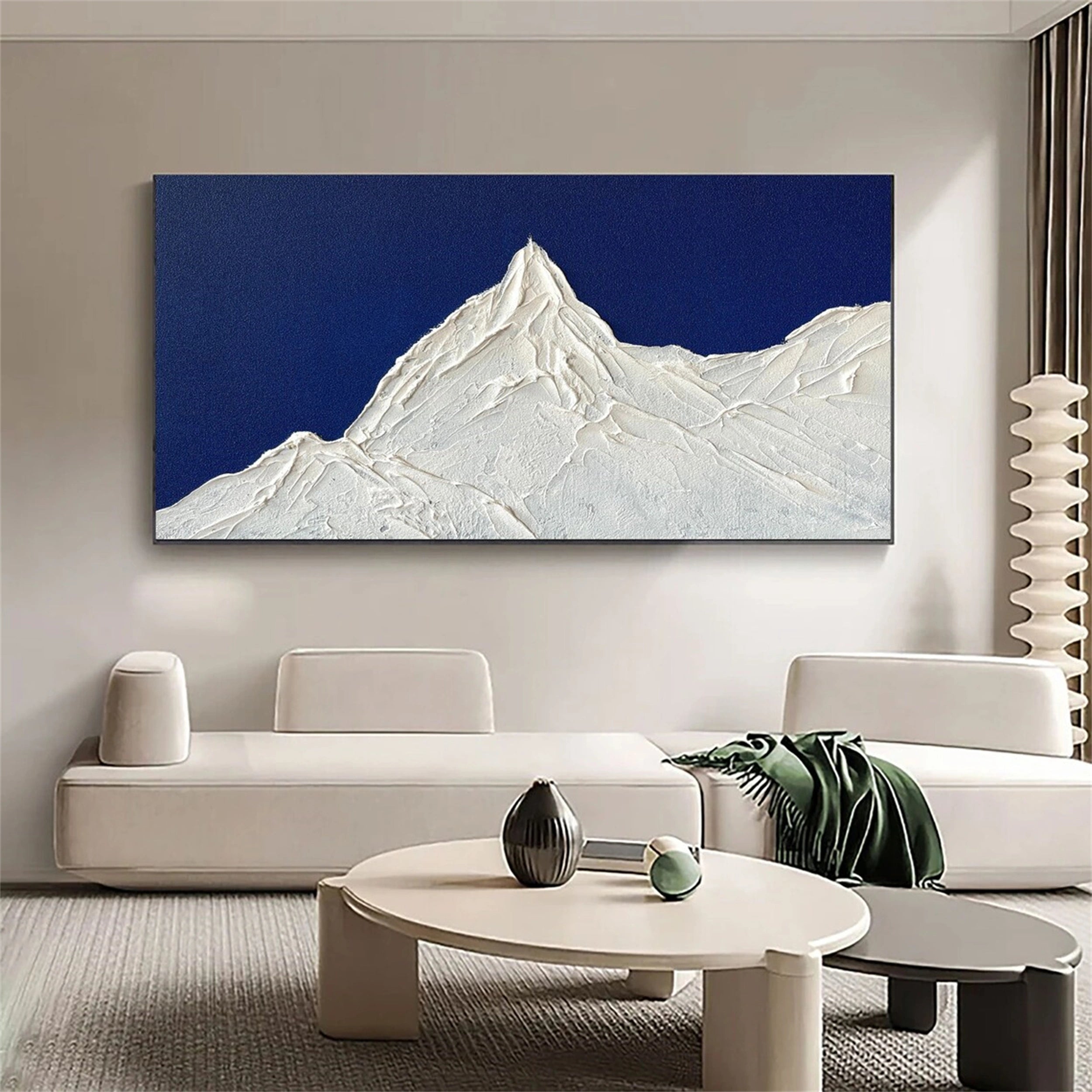 Minimalist Textured Plaster Art Painting - Abstract Wall Decor for Living Room, Bedroom & Office #MM109