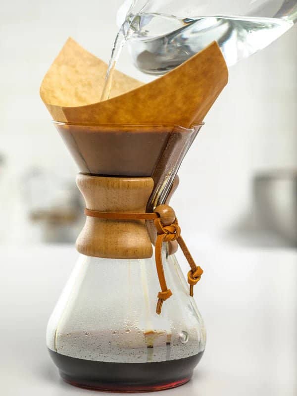 CHEMEX® Natural Filter Squares (100 Pack) - Unbleached Coffee Filters for Pour Over & Drip Brewing - Perfect for Chemex, V60 & French Press Coffee Makers