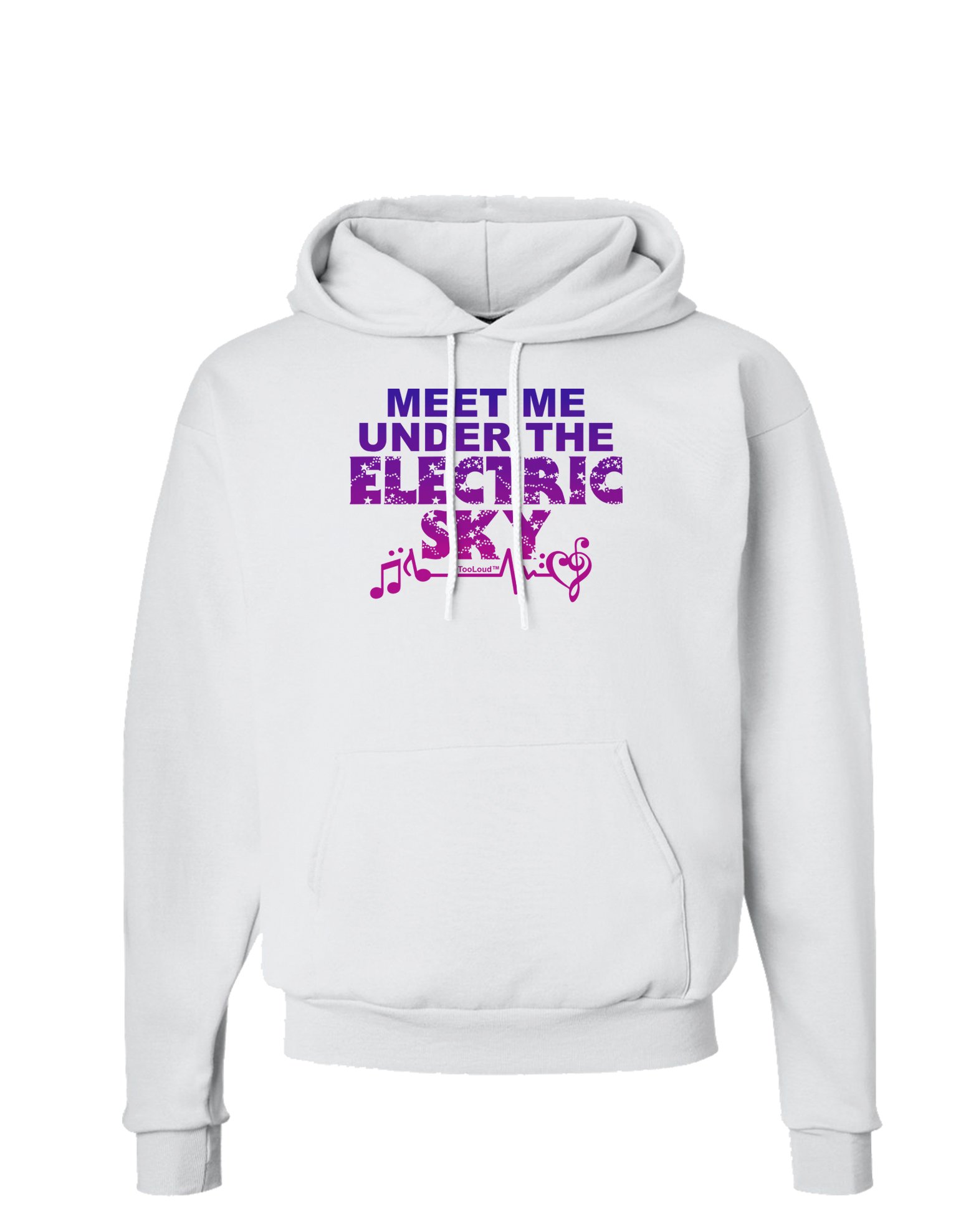 TooLoud Electric Sky Color Hoodie - Men's & Women's Zip Up Hooded Sweatshirt with Kangaroo Pockets | Streetwear Fashion, Casual Wear for Outdoor Activities & Gym