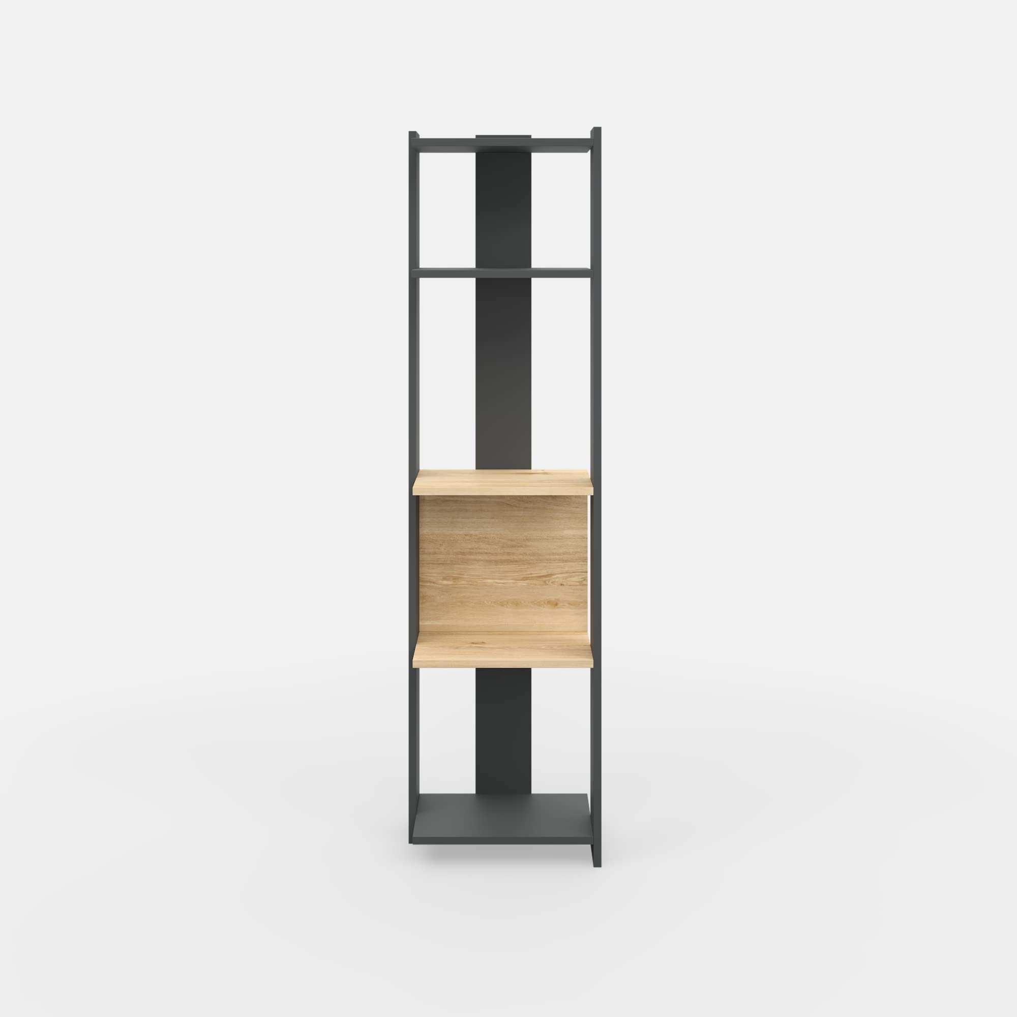 Modern Narrow Bookcase 65