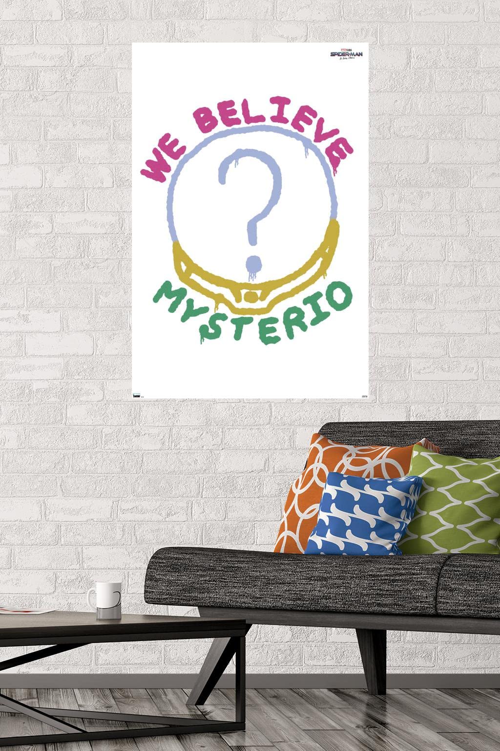 Marvel Spider-Man: No Way Home We Believe Mysterio Wall Poster 34
