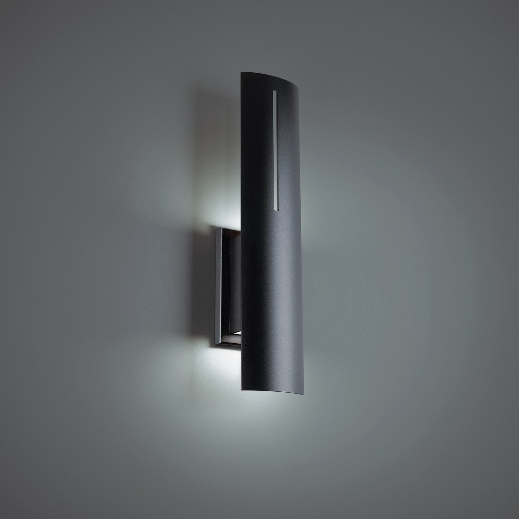 Aegis 20 LED Outdoor Wall Sconce Light Fixture - 4000K Cool White - Black Weatherproof Finish - Perfect for Porch, Patio, Garage & Entryway Lighting