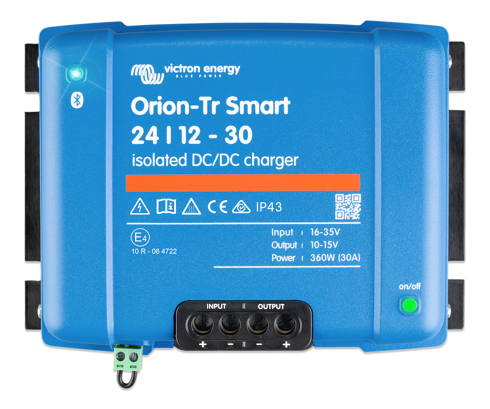 Orion Tr Smart 24/12 30A (360W) Isolated DC-DC Charger - High Efficiency Power Converter for RVs, Boats & Off-Grid Solar Systems