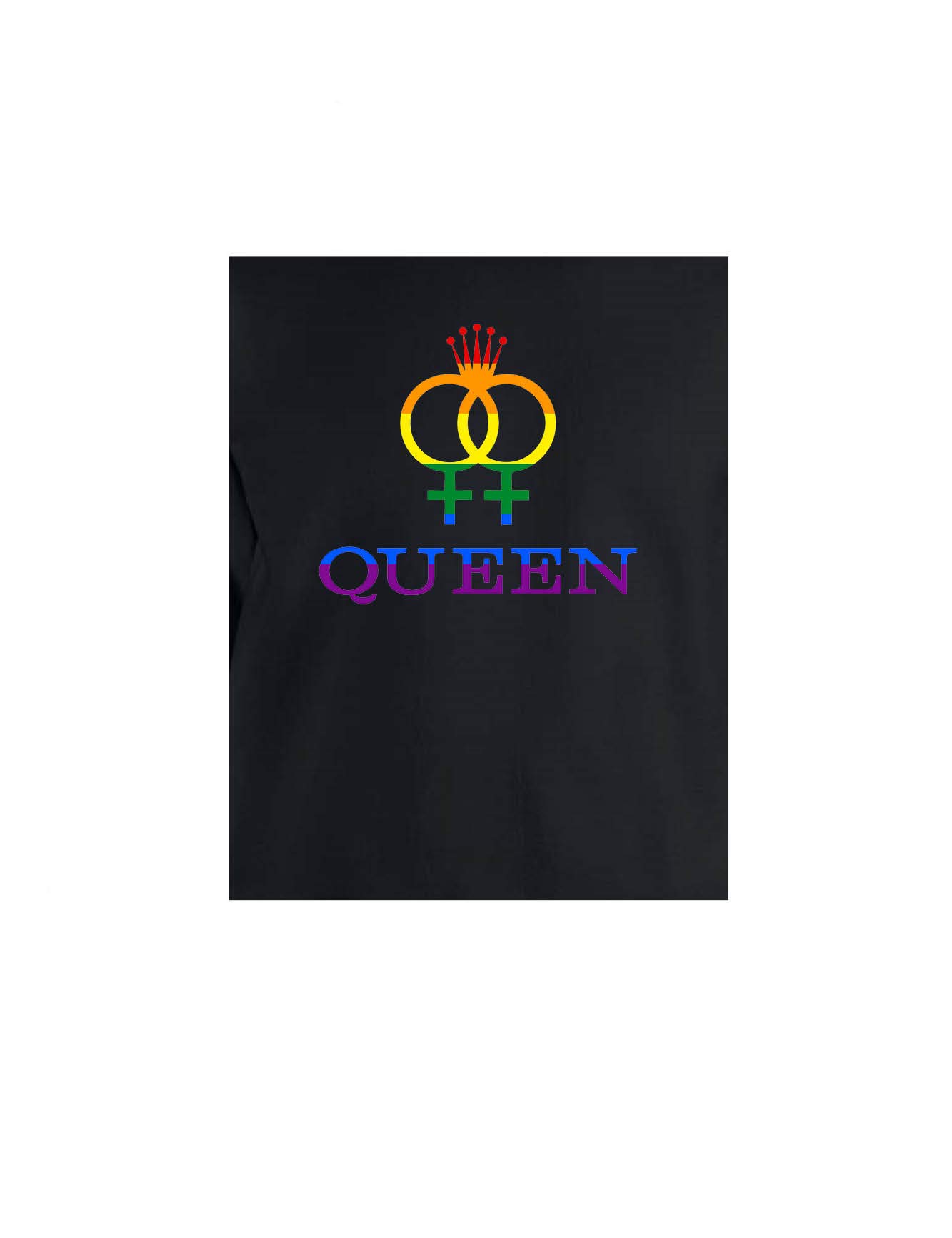 ALLNTRENDS Matching Couple Hoodies Set of 2 - Queen Gay Pride Hooded Sweatshirts for Women & Men - Perfect for LGBTQ+ Pride Events, Anniversary Gifts and Casual Wear