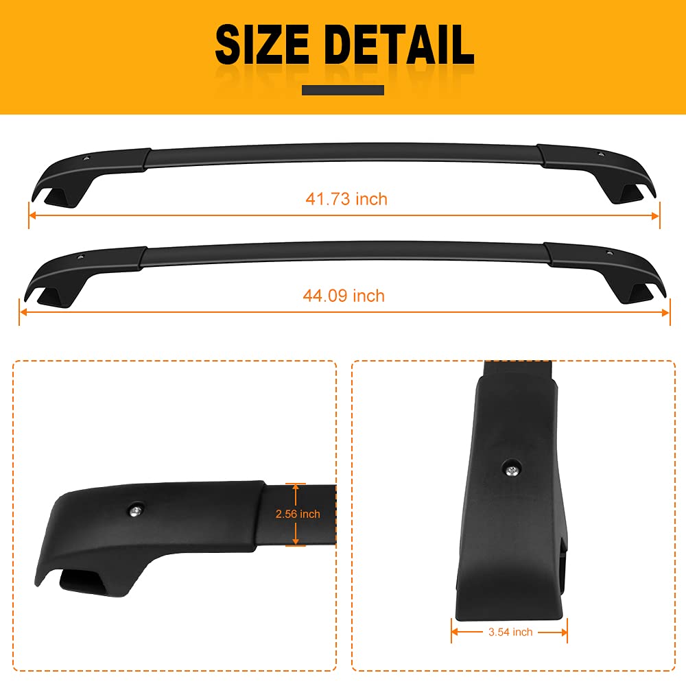OCPTY Universal Roof Rack Cross Bars for Jeep Cherokee 2014-2022 - Heavy Duty Rooftop Cargo Carrier for Luggage, Kayak, Canoe, Bike, Snowboard & Ski - Perfect for Road Trips, Camping & Outdoor Adventures