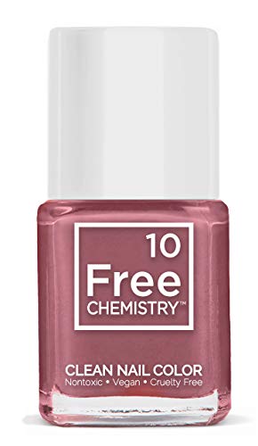 10+ Free Life Non-Toxic Nail Polish - Mauve Mountains Vegan & Cruelty-Free Nail Lacquer for Women - Perfect for Manicures, Pedicures & Special Occasions