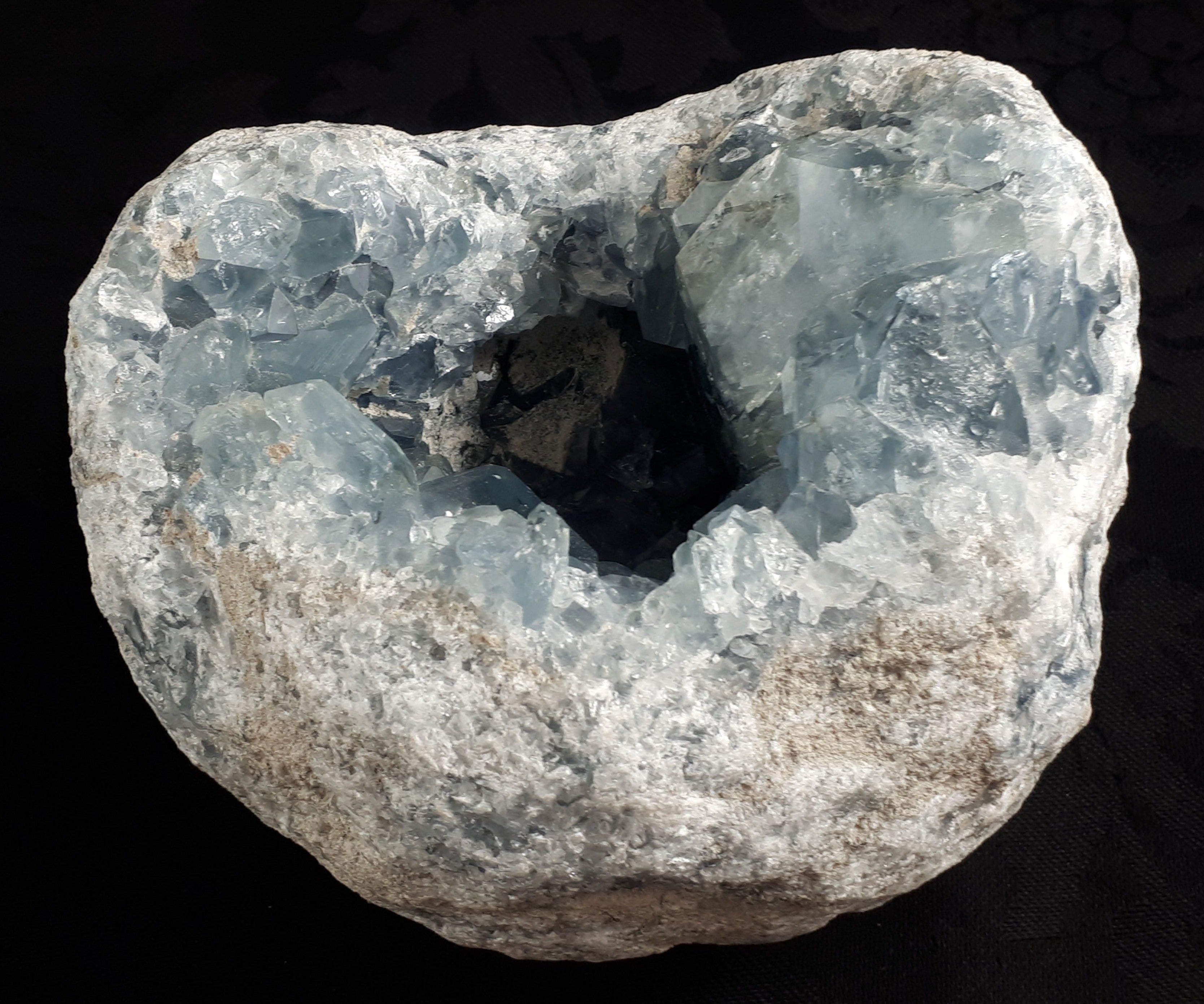 Natural Celestite Crystal Cluster - Healing Stone for Meditation, Spiritual Growth & Home Decor | Perfect for Reiki, Yoga & Energy Work