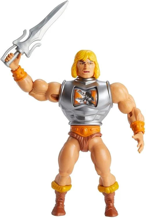 Masters of the Universe Origins Deluxe Battle Armor He-Man Action Figure - Collectible Toy for Fans & Display | Perfect for Play, Collection, and Nostalgic Gift Giving
