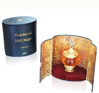 Original 1001 Nights Perfume Oil 30ML by Ajmal - Premium Arabian Fragrance for Women | Long-Lasting Scent for Evening Wear, Special Occasions & Romantic Dates