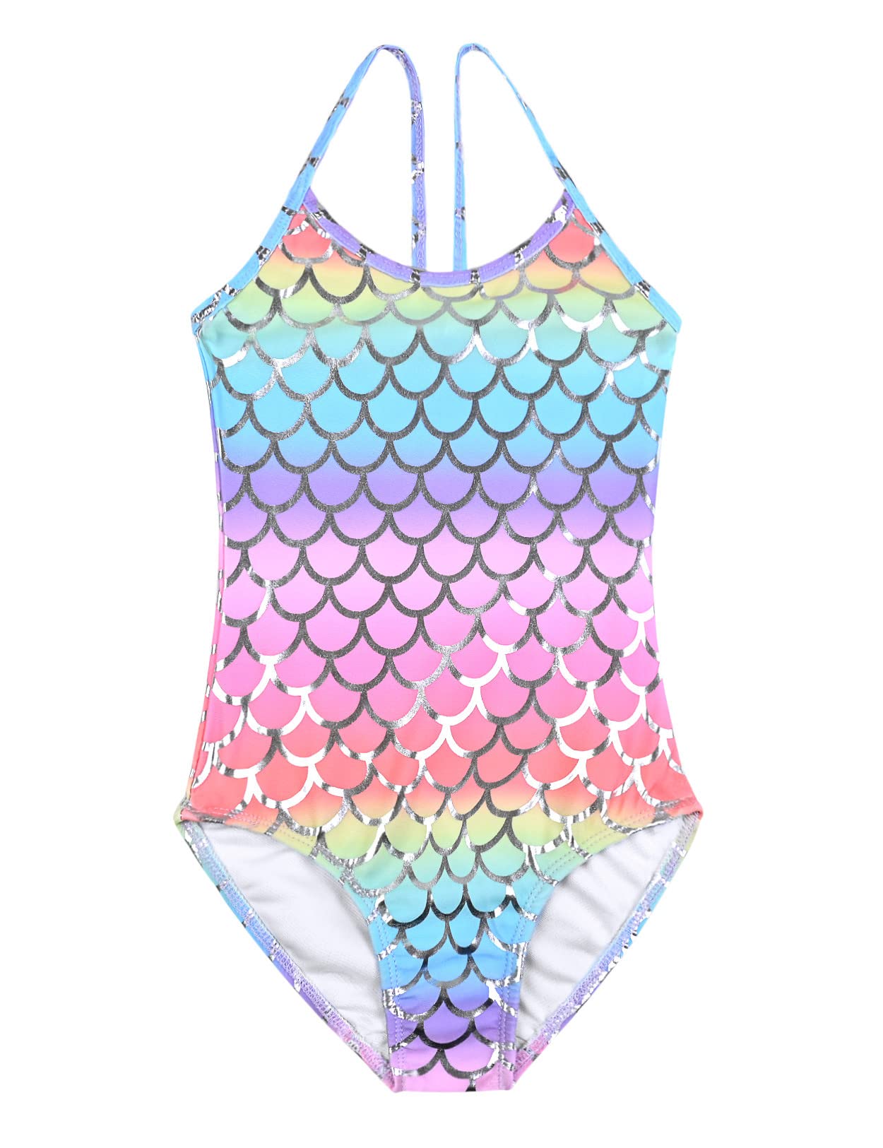 **Unicorn Mermaid One Piece Swimsuits for Girls - Kids Bathing Suits for Beach, Pool & Summer Fun**
