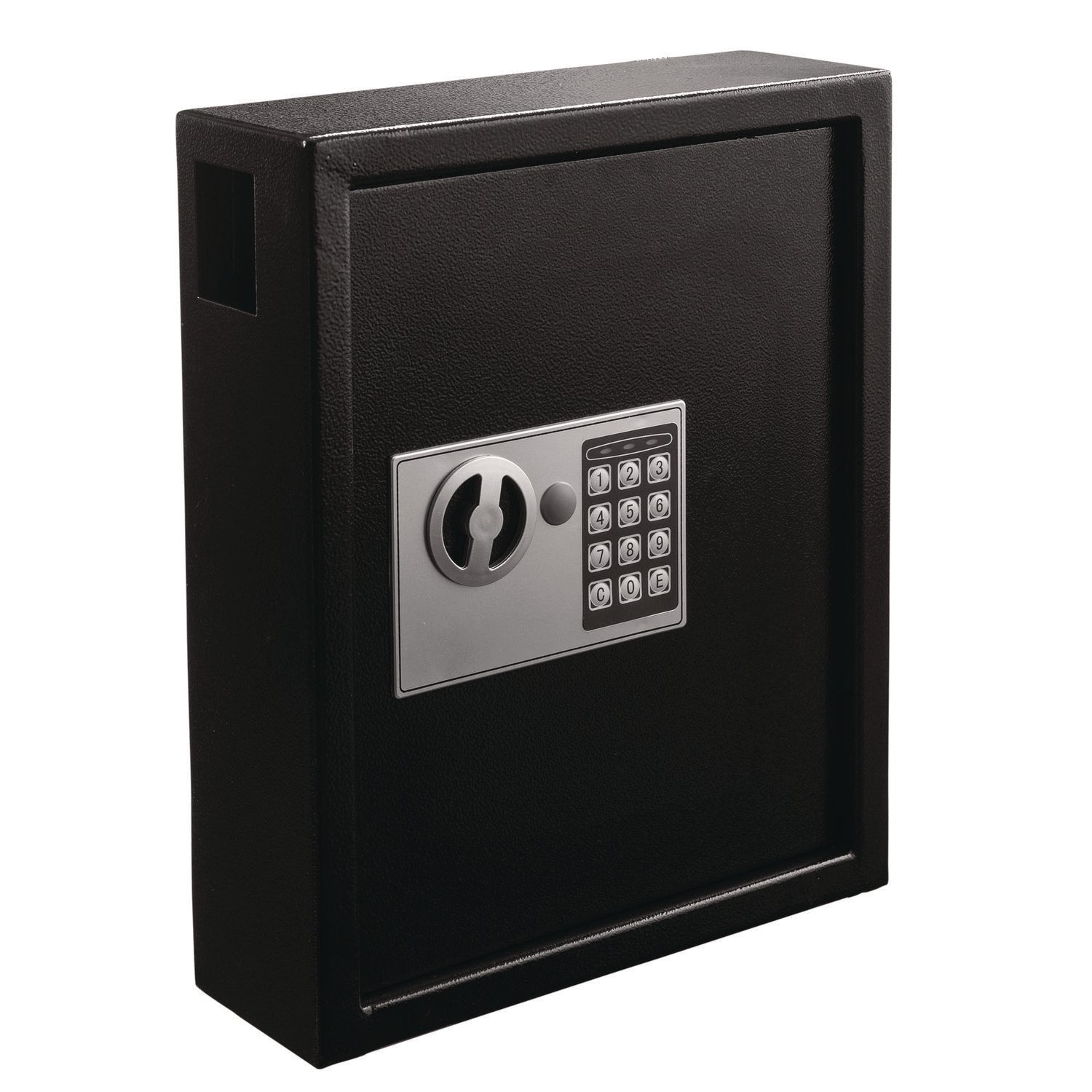 AdirOffice 40-Key Digital Lock Key Cabinet - Stainless Steel 304, Black (13