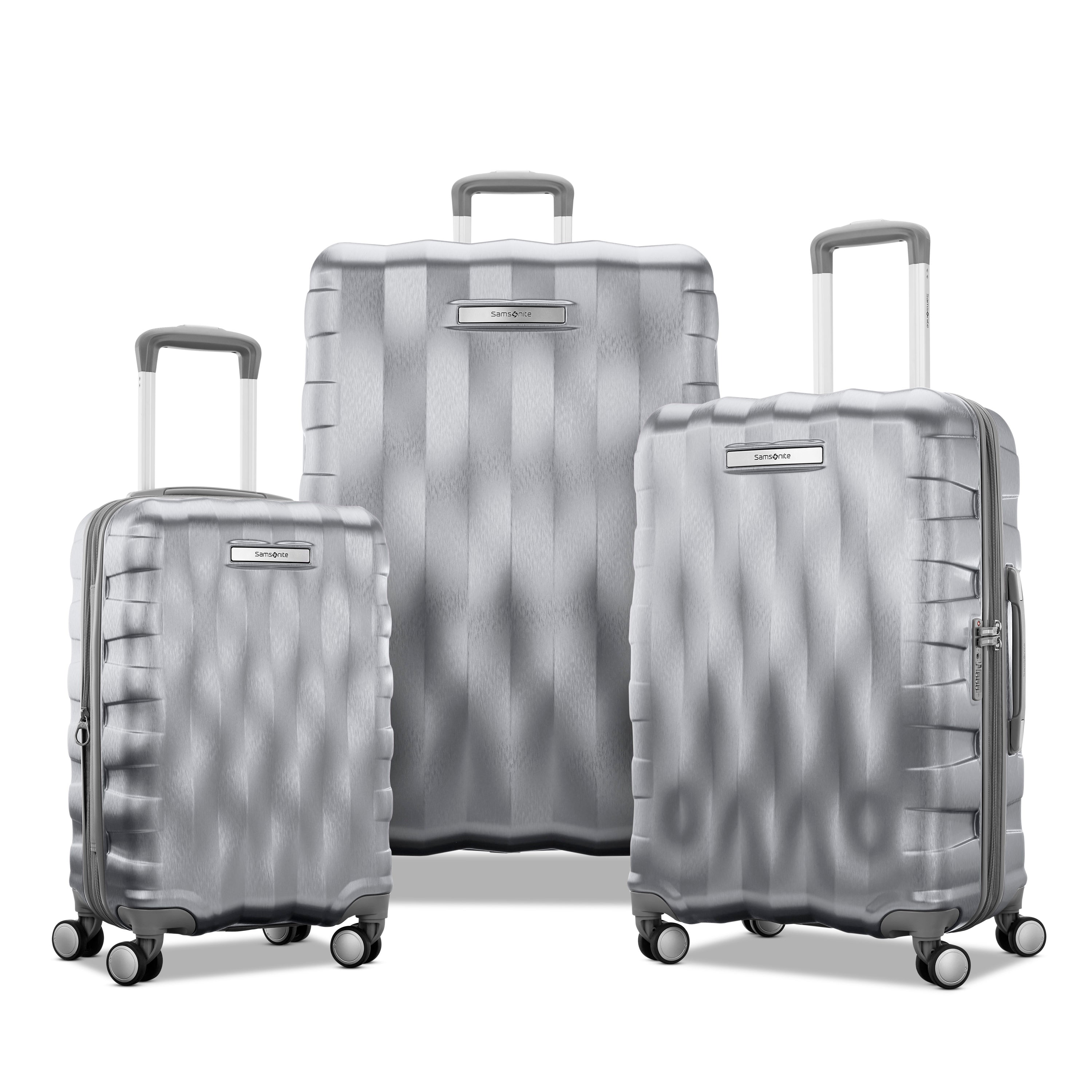 Samsonite Ziplite 6 Spinner 3-Piece Expandable Luggage Set with TSA Lock - Lightweight Suitcase for Travel, Business Trips & Family Vacations