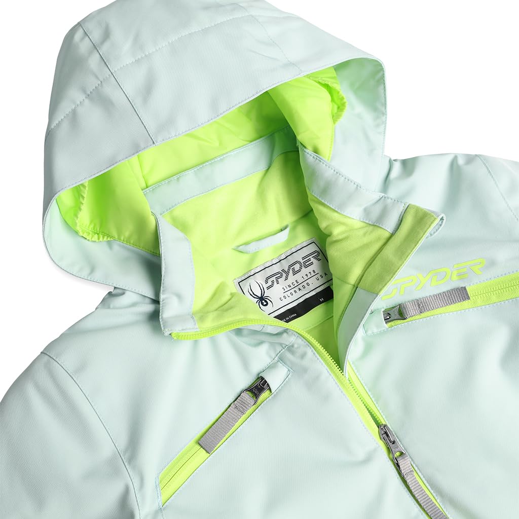 Spyder Girls Camille Insulated Ski Jacket - Waterproof Winter Coat for Snowboarding & Cold Weather - Perfect for Ski Resorts & Outdoor Adventures