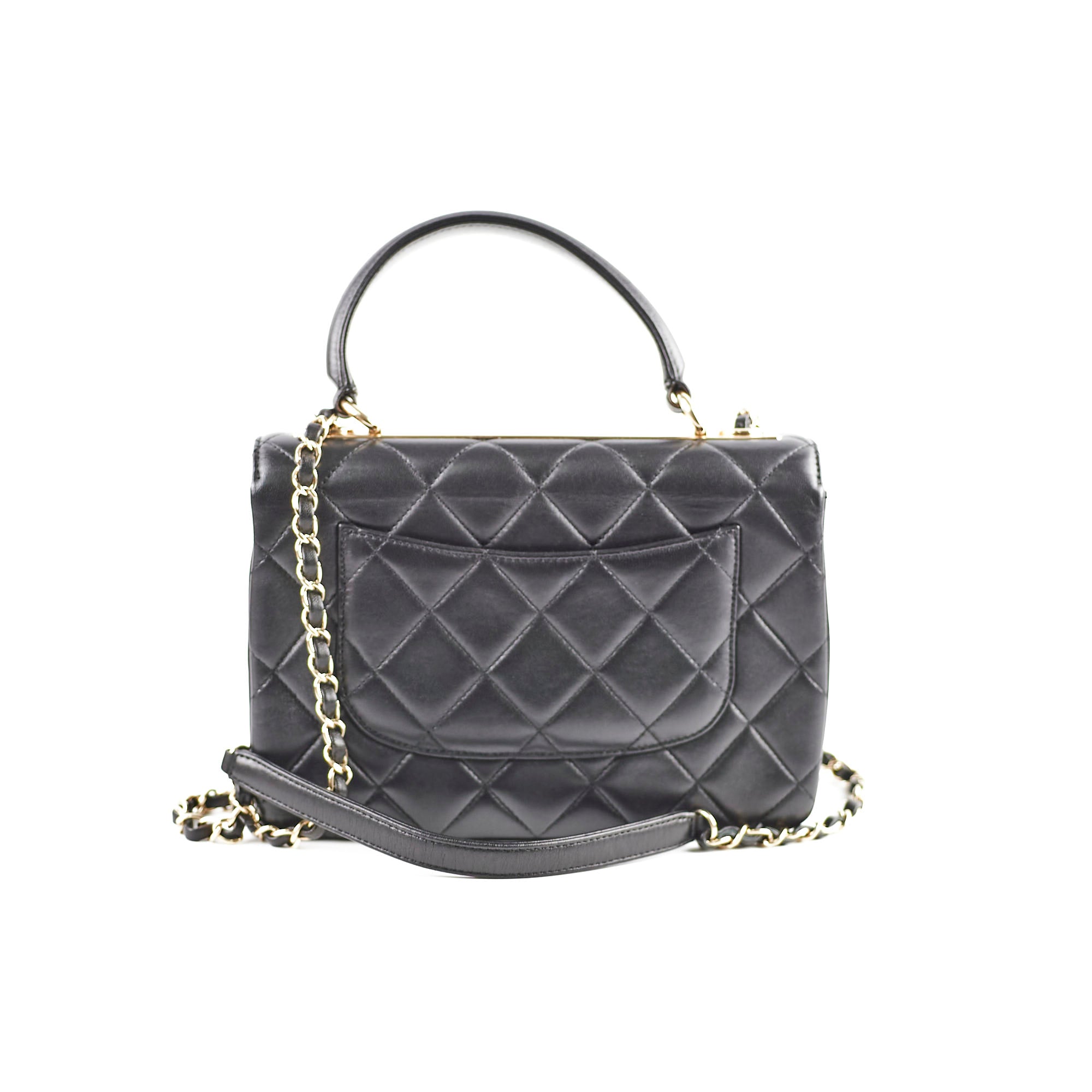Chanel Trendy CC Small Flap Bag in Black - 24 Series with Removable Strap | Luxury Handbag for Women, Perfect for Parties & Evening Events