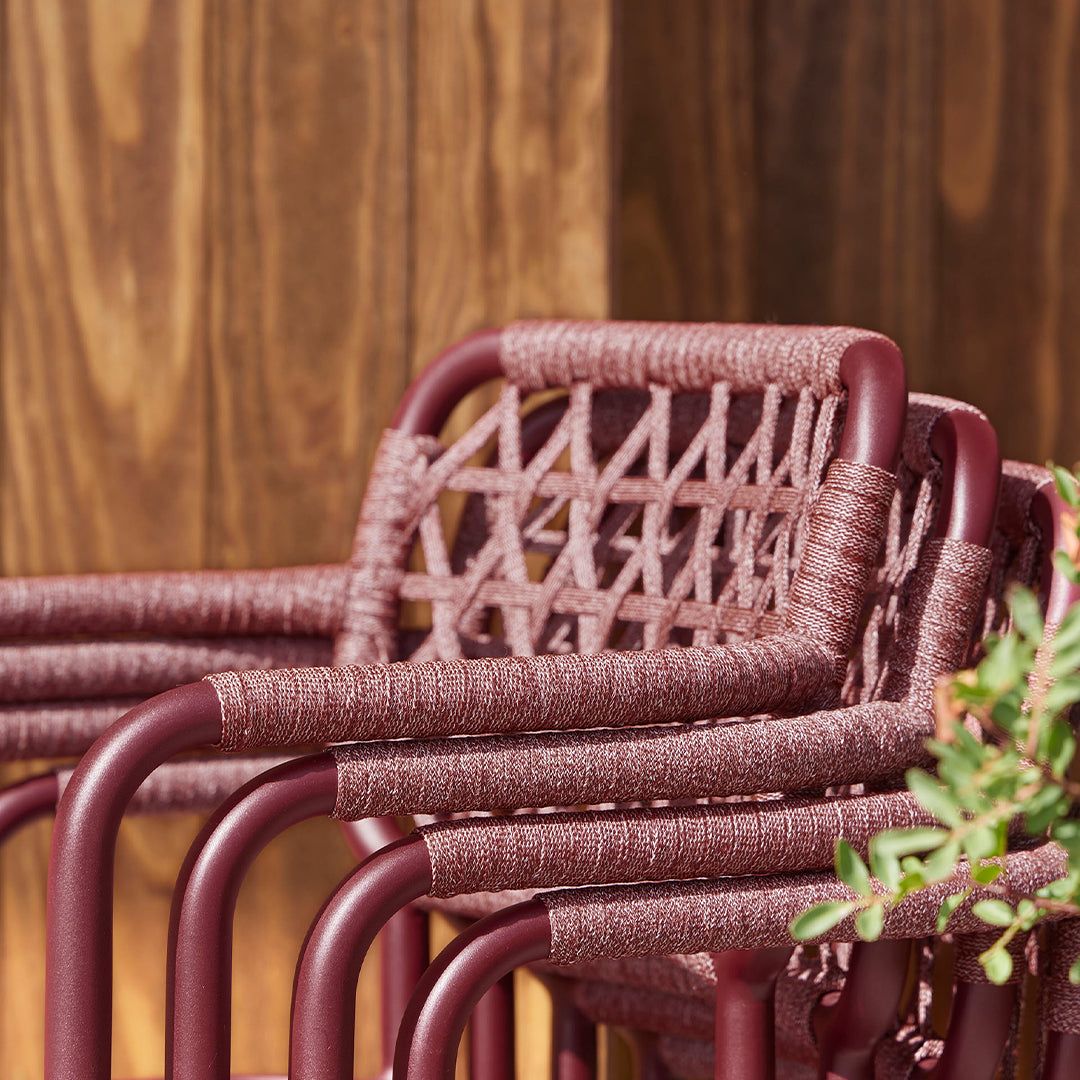 Curio Outdoor Dining Armchair - Weather-Resistant Patio Chair for Garden, Poolside & Restaurant Use