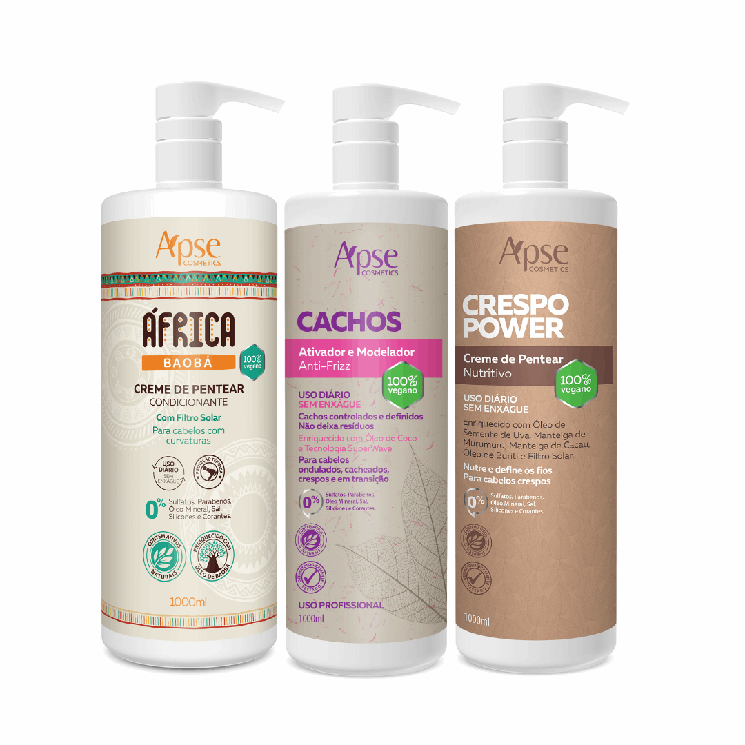 Apse Cosmetics Activator and Cream Kit - 33.8 fl oz (3 Items) for Hair Care, Styling & Treatment - Perfect for Salon Professionals & Home Use