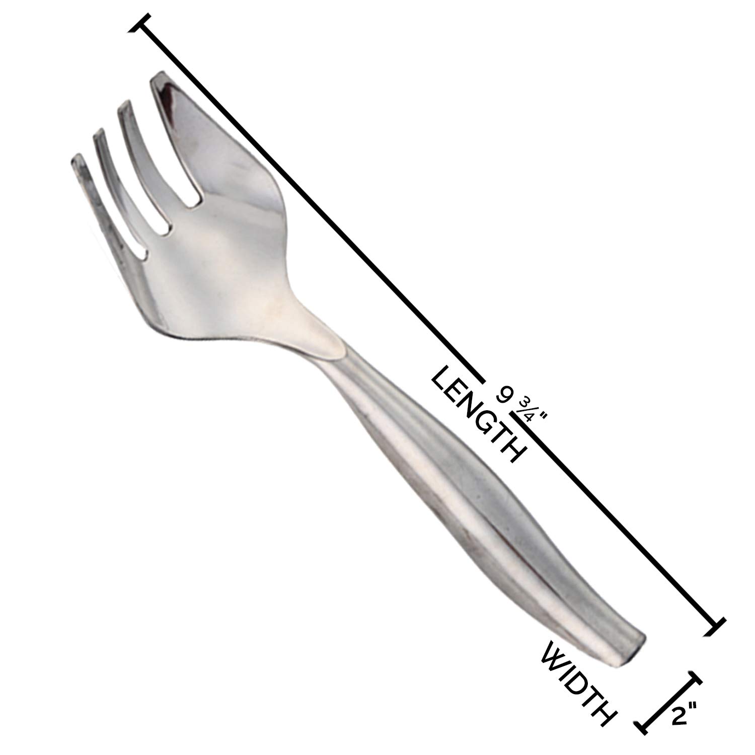Disposable Plastic Serving Forks - 150 Pack Silver Flatware Set for Wedding, Birthday Party, Catering & Events | Durable Dinnerware for Buffets, BBQs, Picnics & Outdoor Dining