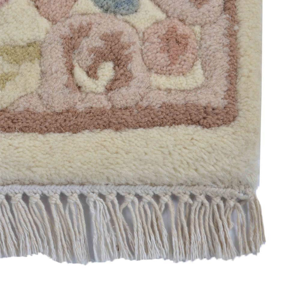 Handmade Anatolian Hand Knotted Wool Rug - Traditional Turkish Aras Design for Living Room, Bedroom & Home Decor