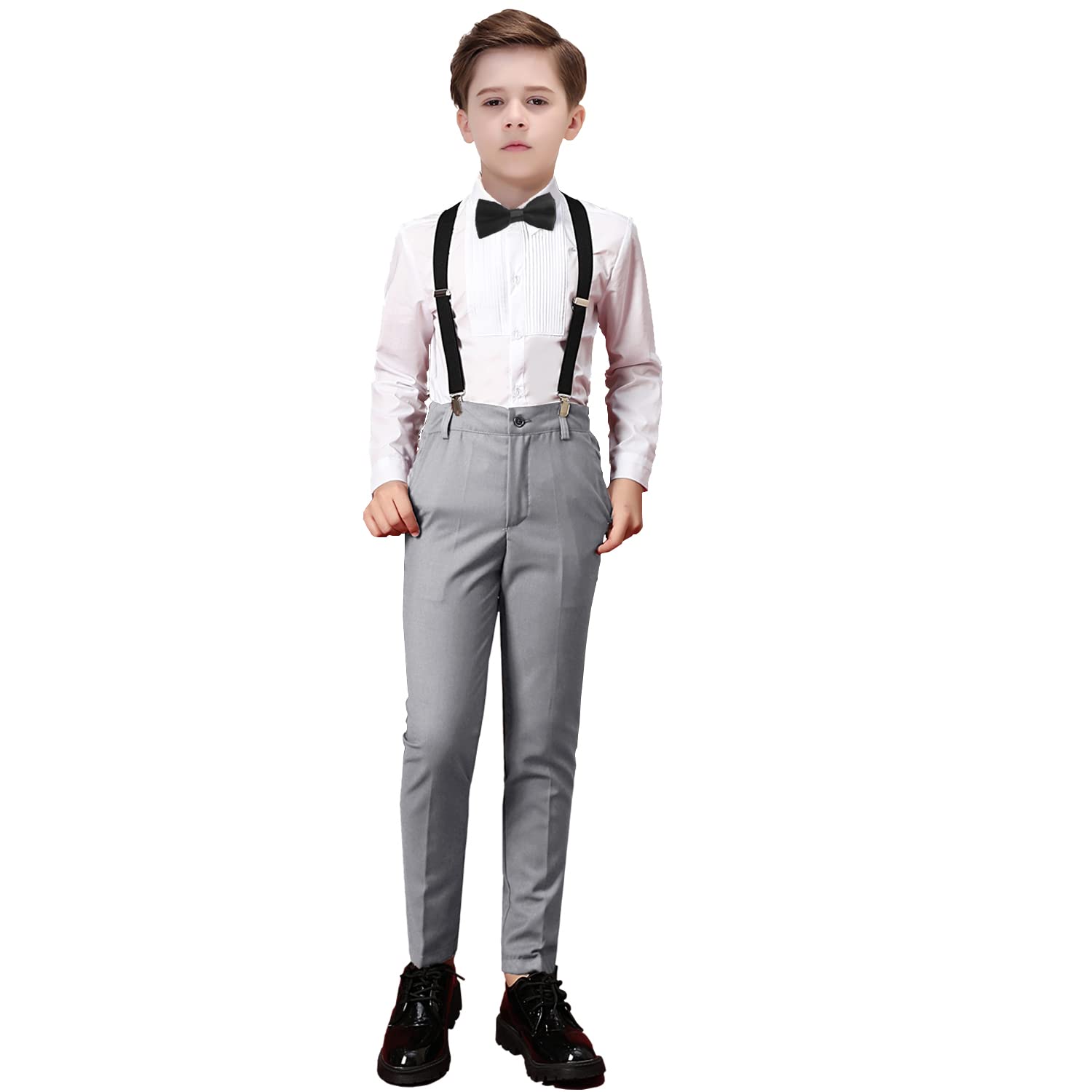 Boys Tuxedo Suit Set 4-Piece for Weddings & Parties