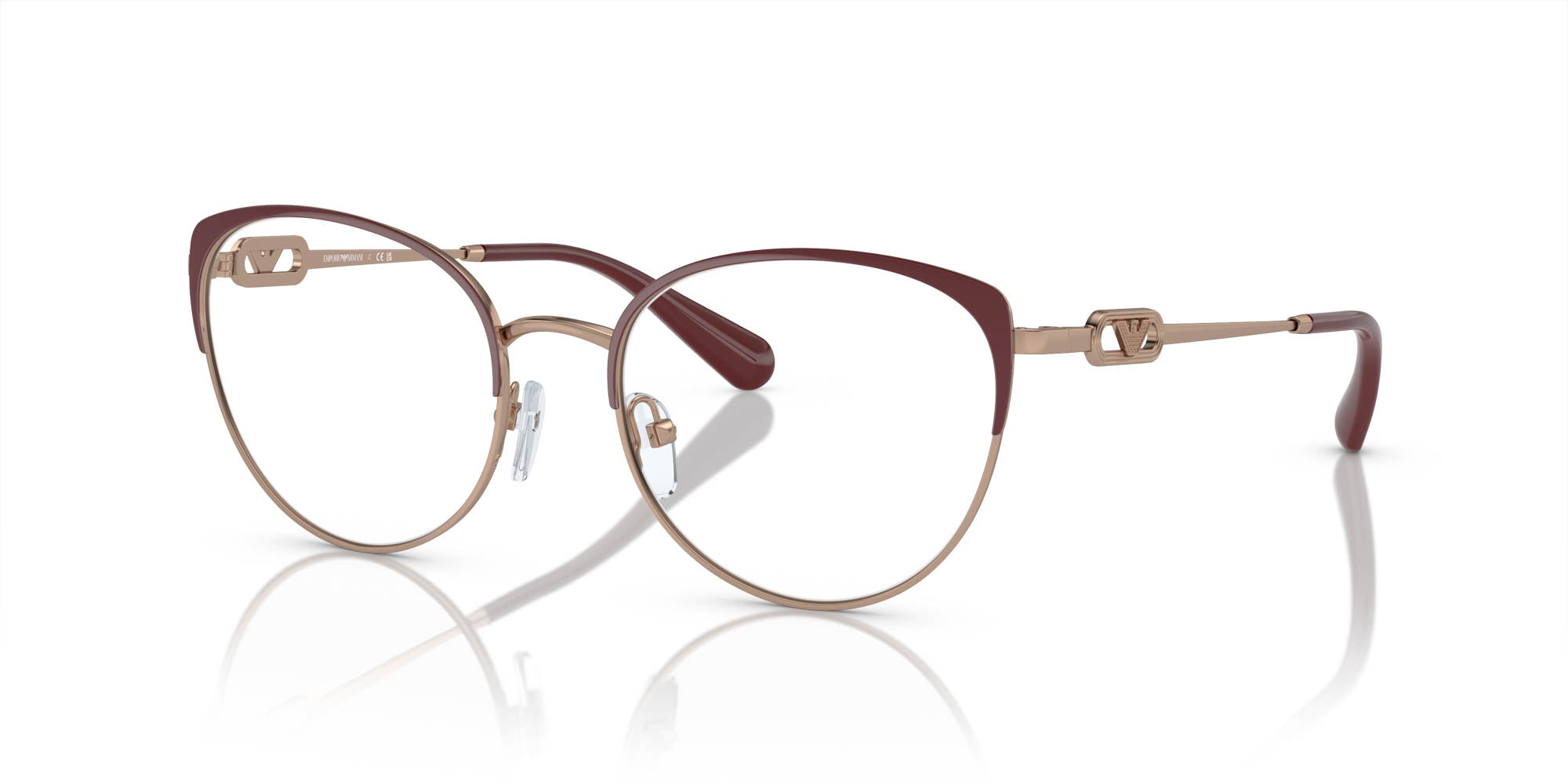 Shiny Rose Gold-Bordeaux