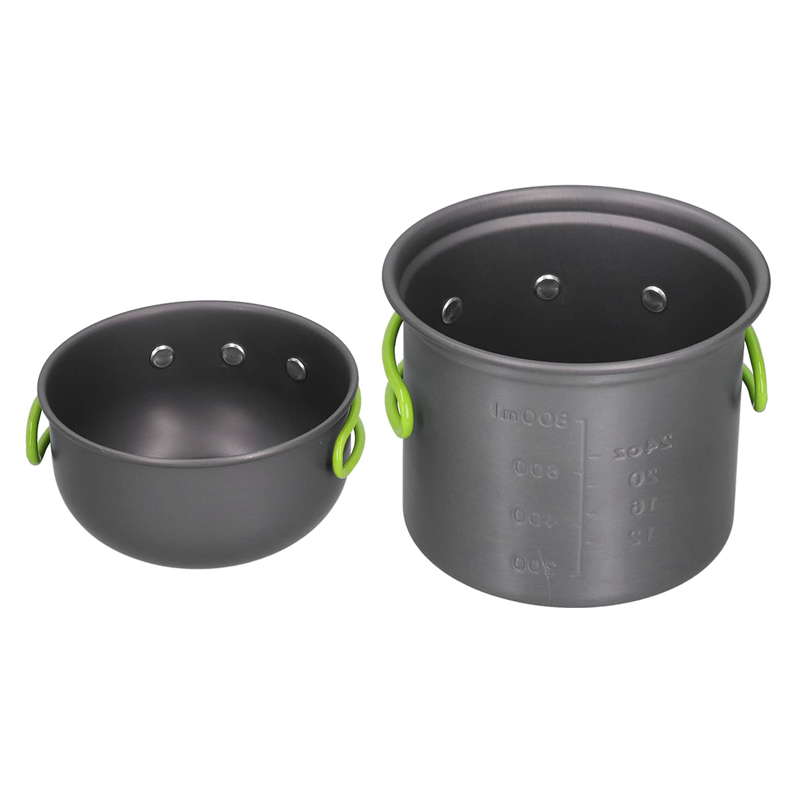 **Camping Cookware Set - Lightweight Pots and Pans with Folding Handle for Backpacking, Hiking & Outdoor Cooking | Portable Stove-Compatible Kit for Camping, Picnics & Survival Gear**