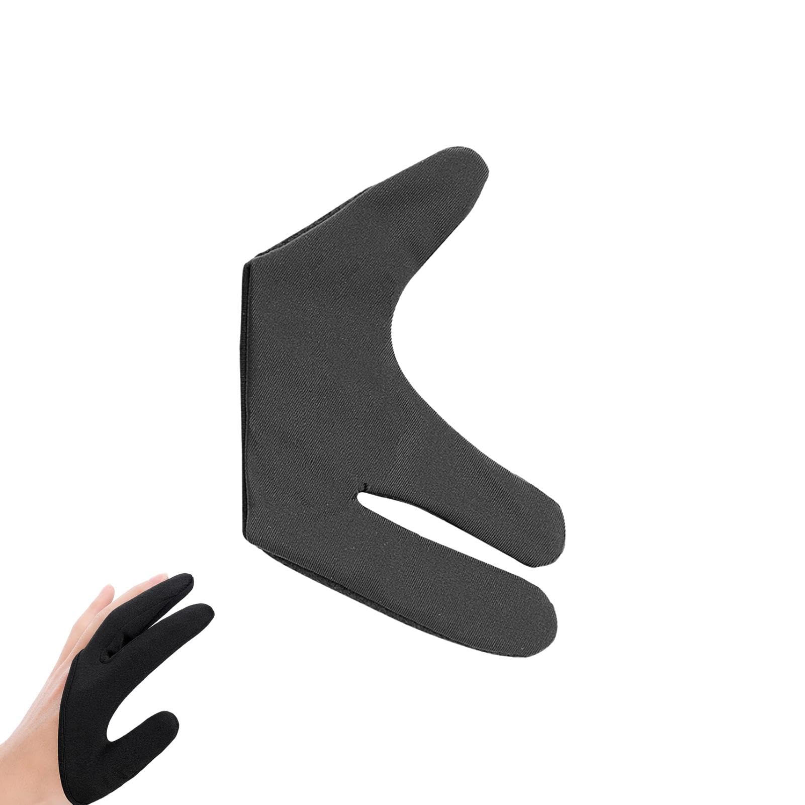 Professional 3 Finger Heat Resistant Gloves for Hair Dye & Styling - Salon Quality Thermal Protection for Coloring, Straightening & Curling