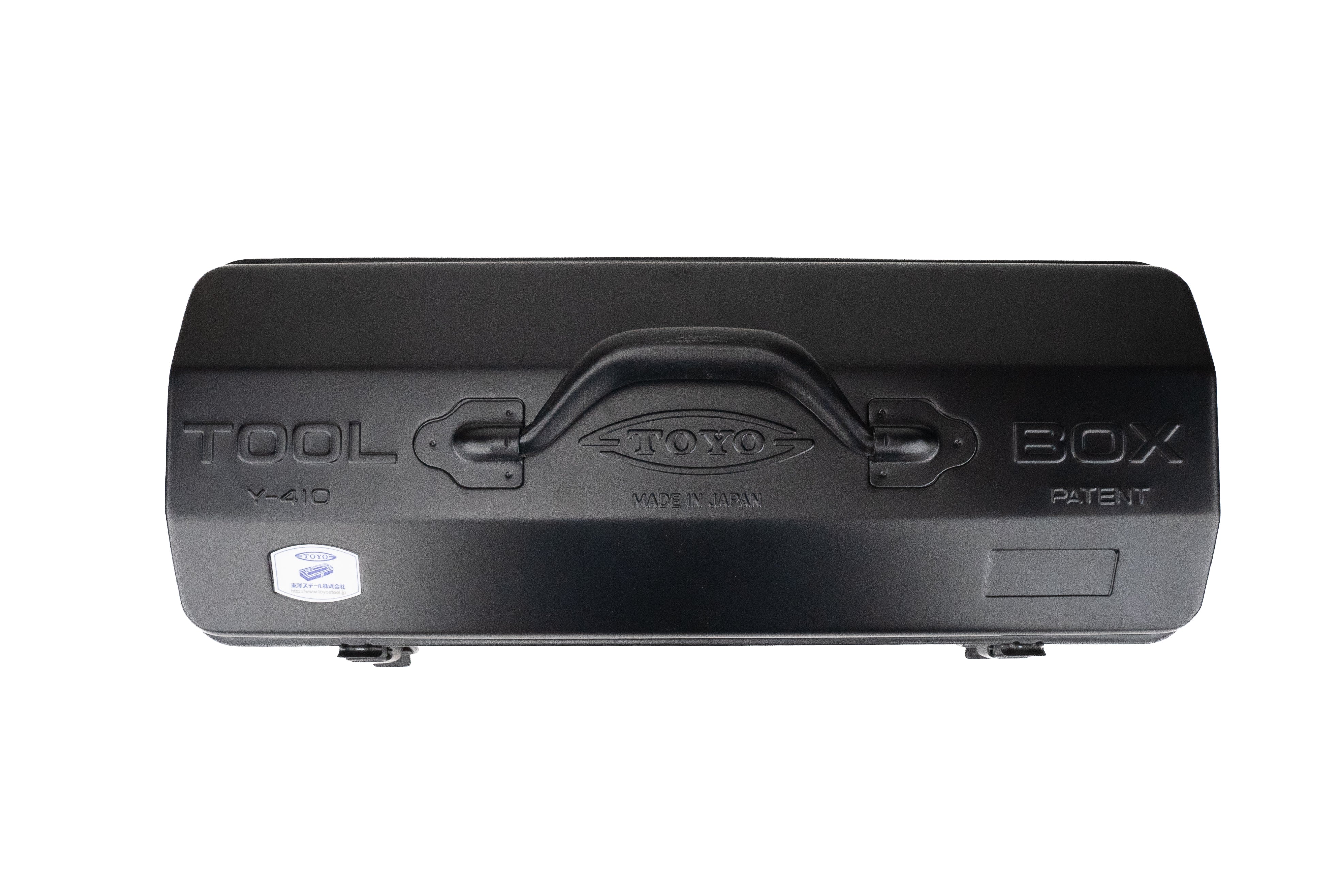 Toyo Y410 Heavy Duty Steel Toolbox - Durable Metal Tool Storage Box for Garage, Workshop & Construction Site Use