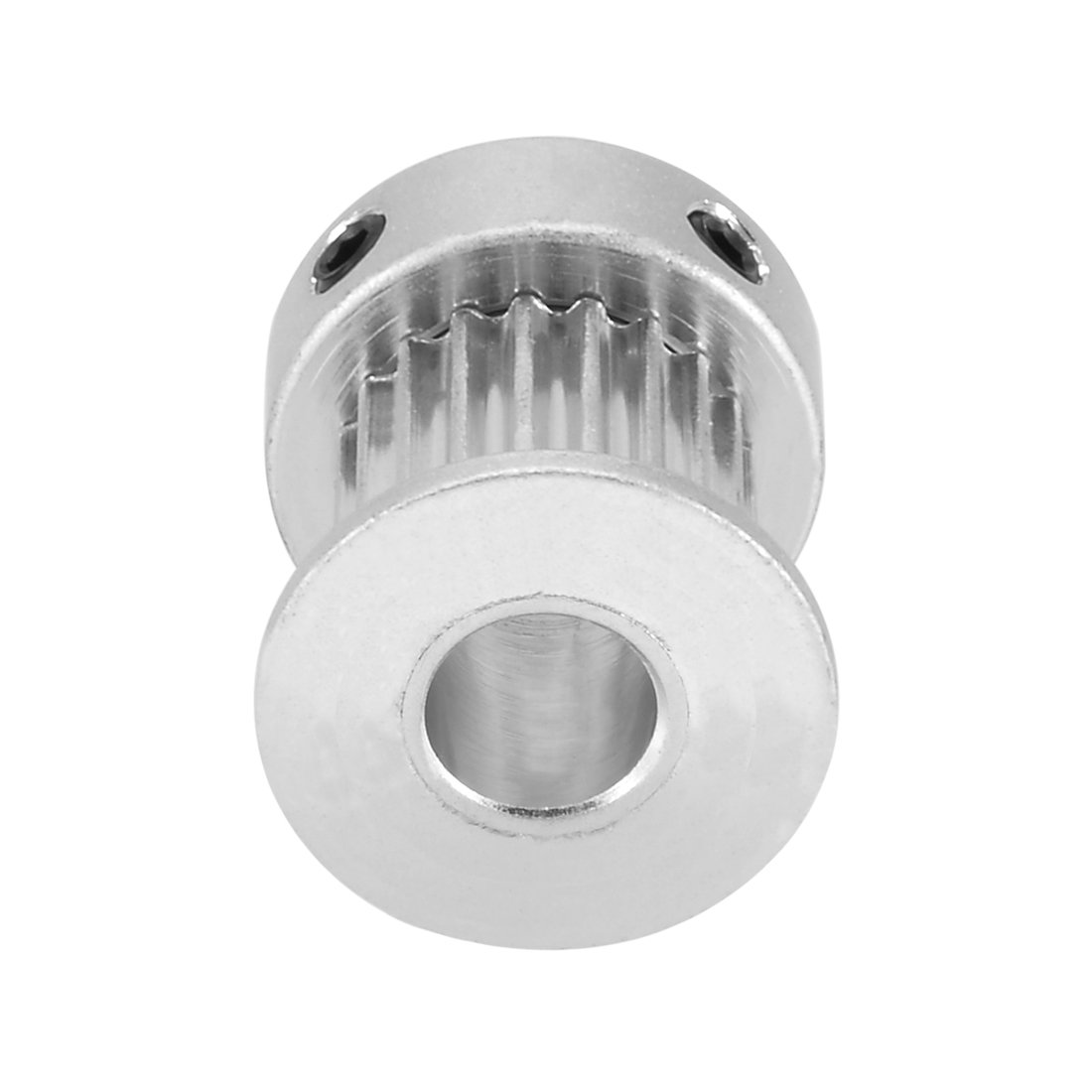 uxcell Aluminum 20 Teeth 6.35mm Bore 5mm Pitch Timing Belt Pulley for 3D Printer - High Precision CNC Machined Part for DIY 3D Printing, Robotics, and Automation Projects