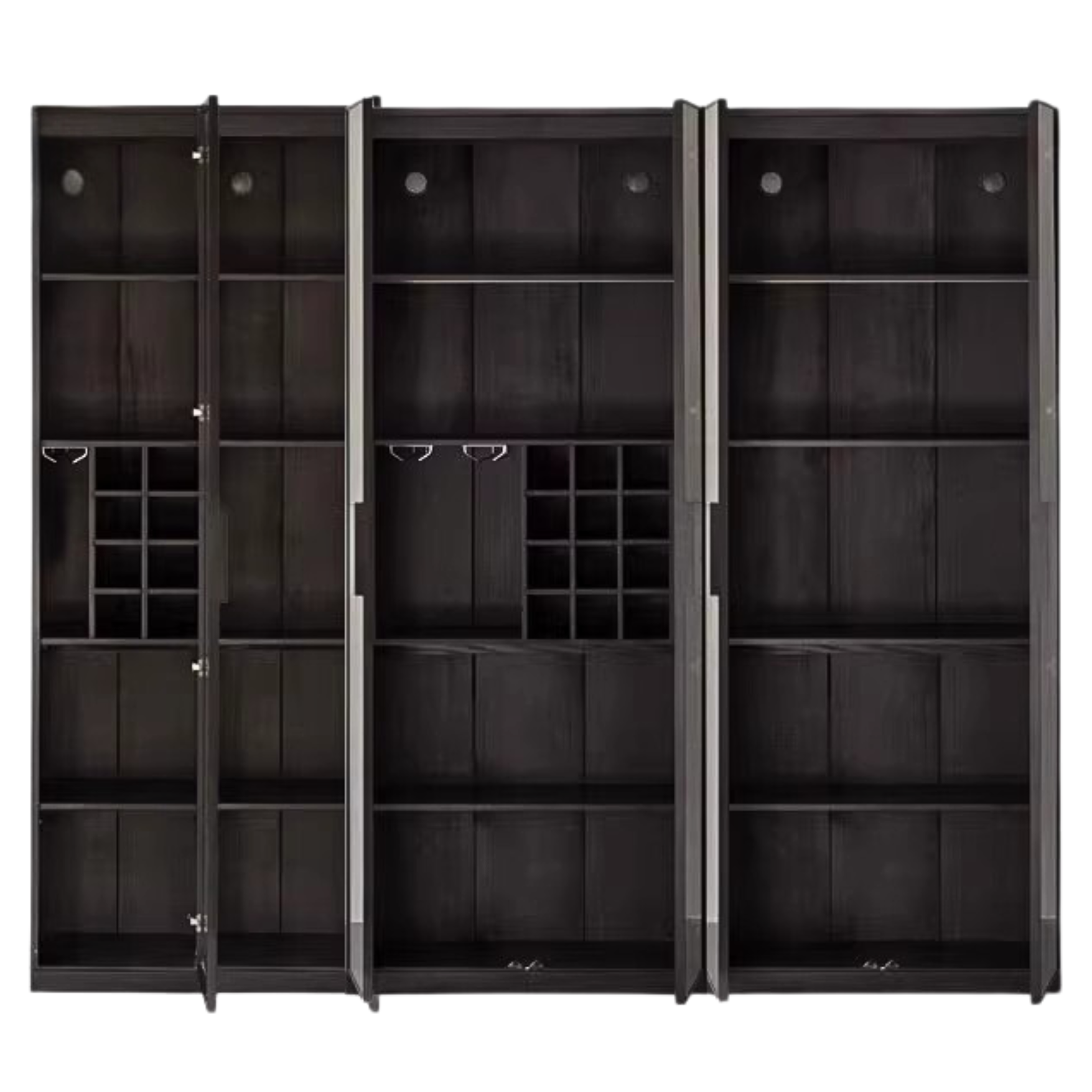 out of stock 94.5x15.7x78.7 inch / 240x40x200 cm /Smoked color/ combined wine cabinet