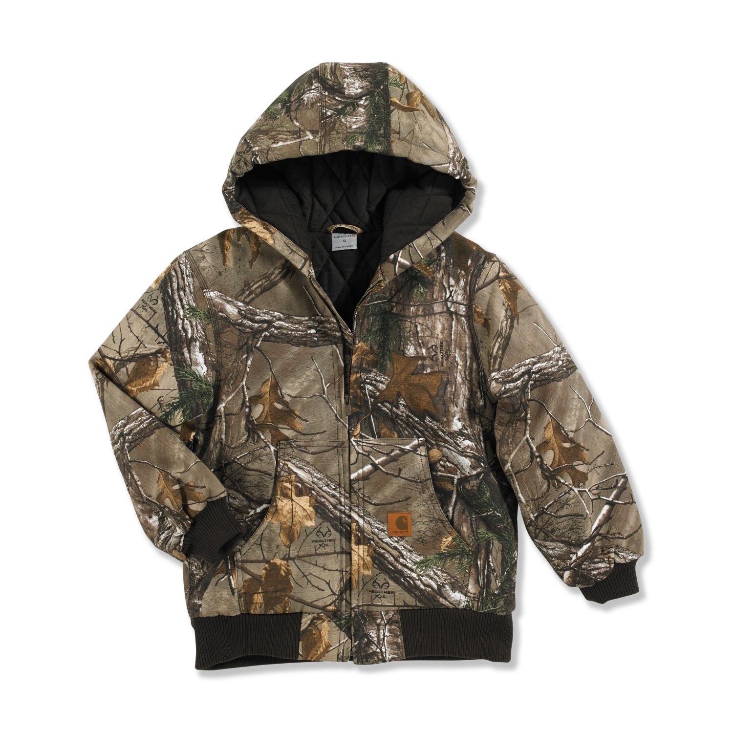 Carhartt Baby Boys' Quilted Flannel-Lined Jacket - Warm Winter Coat for Toddlers - Perfect for Outdoor Play & Cold Weather Adventures