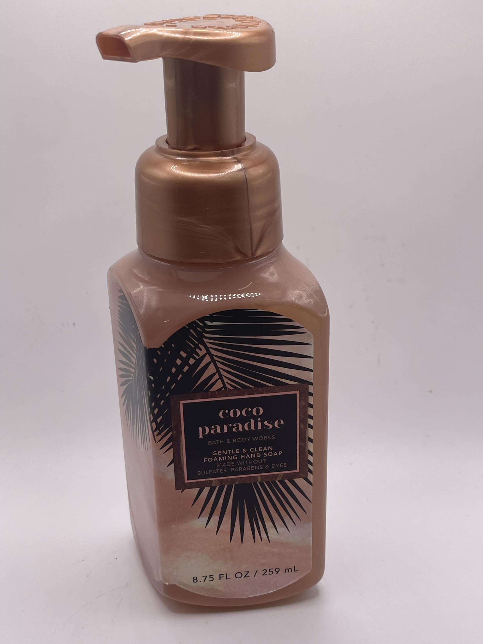 Coco Paradise Gentle Foaming Hand Wash - 8.75oz Natural Coconut Scented Soap for Soft Skin | Perfect for Bathroom, Kitchen & Office Use
