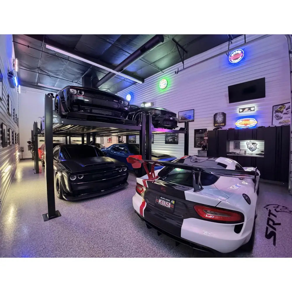 Challenger CL4P9 4 Post Car Lift - 9,000 lbs Capacity, ALI Certified for Auto Repair & Storage | Perfect for Home Garages & Professional Workshops