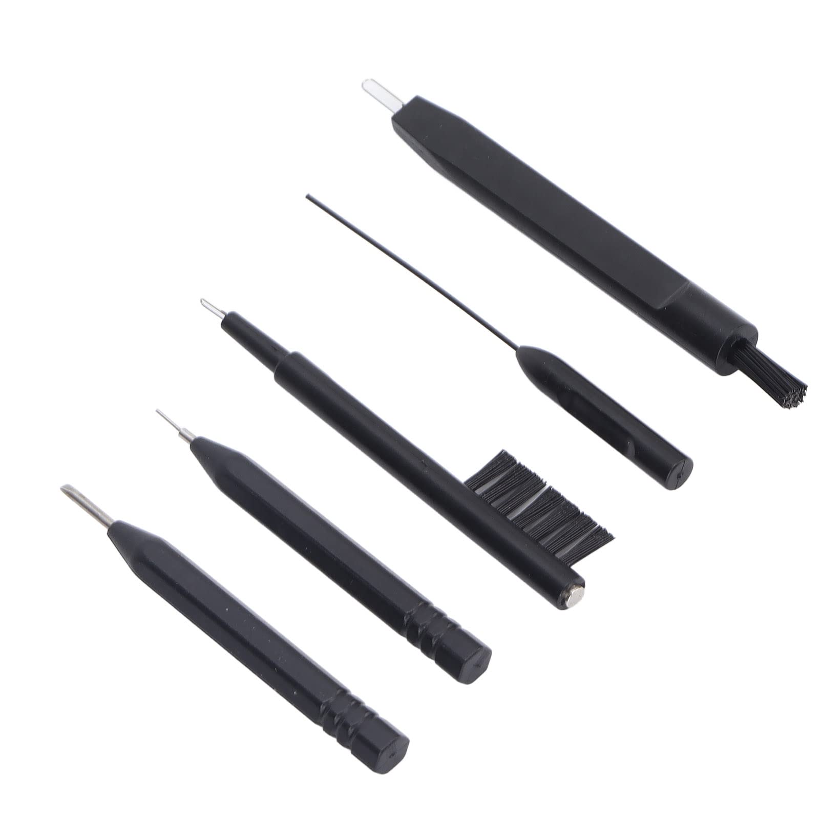 Hearing Aid Cleaner Kit - Earwax Removal Tool with Plastic Storage Box & Cleaning Cloth - Safe for Hearing Aids & Earbuds - Prevent Damage for Daily Use at Home or Travel
