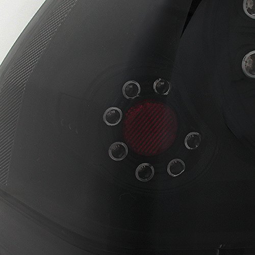 AKKON Black Smoked LED Halo Headlights & LED Tail Lights for 2006-2013 Chevy Impala - Upgrade Your Car Lighting for Night Driving & Enhanced Style