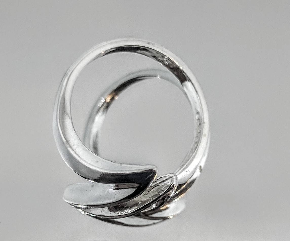 14K Gold or Sterling Silver Freeform Wave Ring - Size 7 DIY Jewelry Making Kit, Boho Fashion Statement for Women - Perfect for Beach Weddings, Anniversary Gifts & Everyday Wear