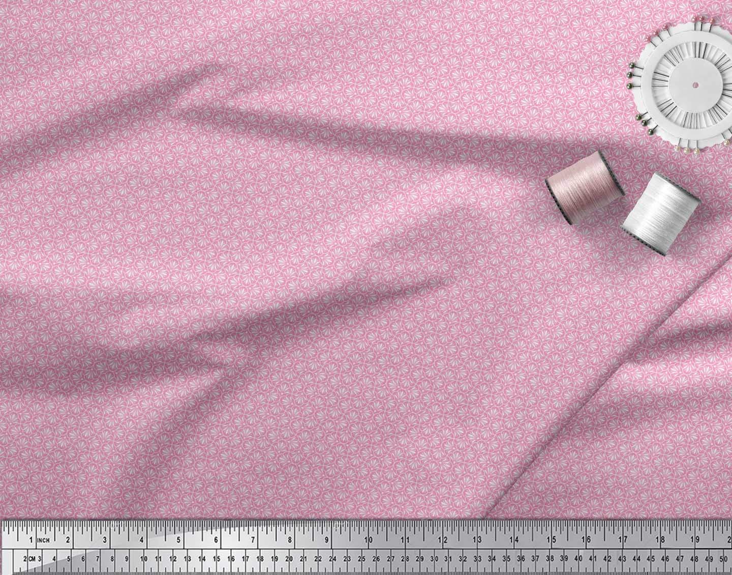Soimoi Moss Georgette Brown Fabric by The Yard - 42 Inch Wide Floral Printed Shirting Fabric for Dresses, Blouses & DIY Sewing Projects - Artistic Whimsical Design