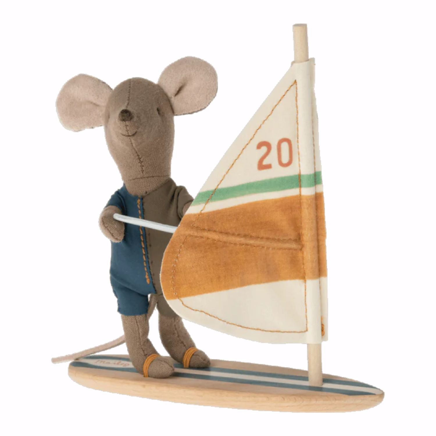 Beach Mice Surfer Little Brother - Cute Plush Toy for Kids & Collectors | Perfect for Beach Parties, Surfing Gifts & Home Decor