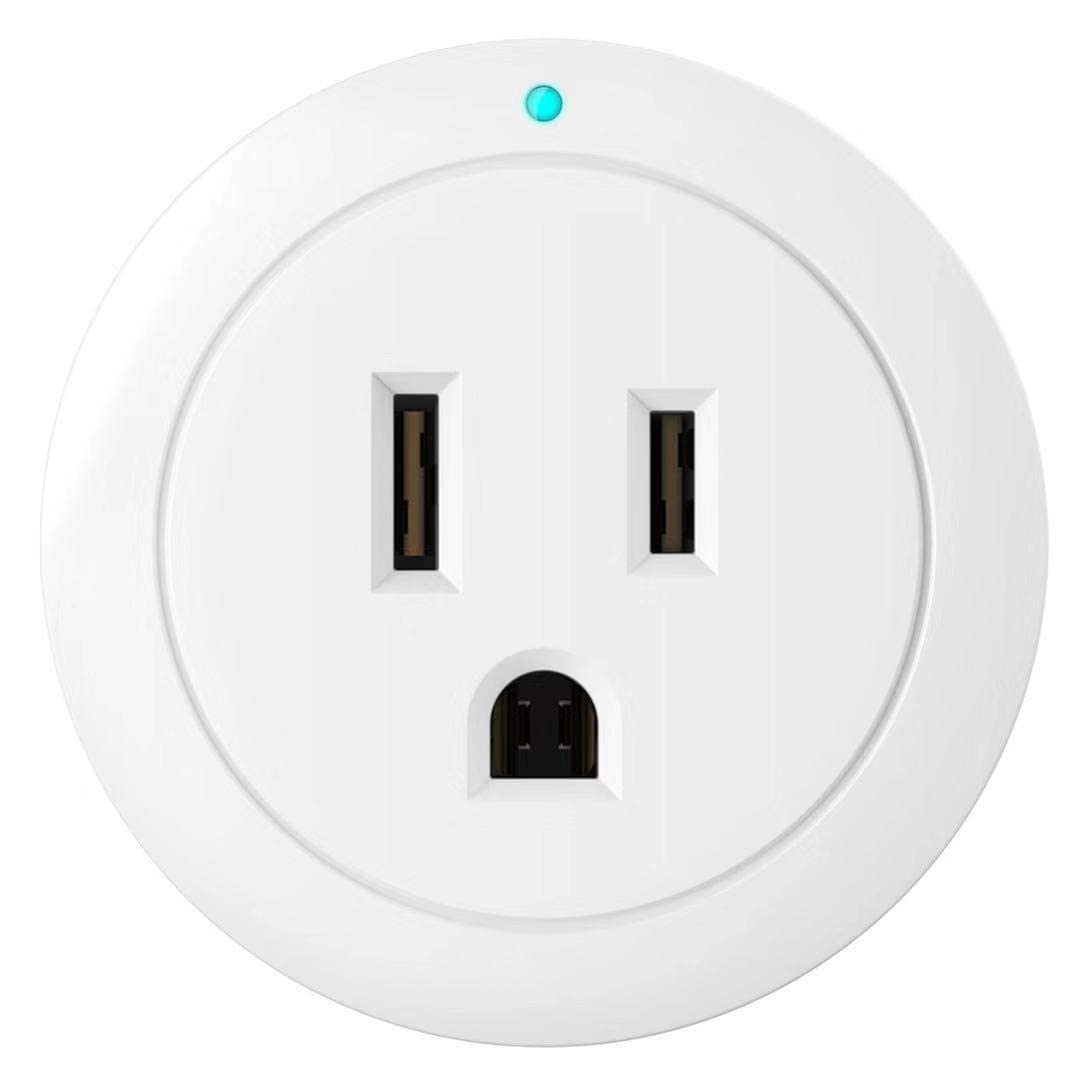 Smart Plug Outlet - Bluetooth Mesh Enabled, Works with Alexa App & Voice Control, Easy Setup, ETL & FCC Certified (1 Pack) - Perfect for Home Automation & Remote Control of Lights & Appliances