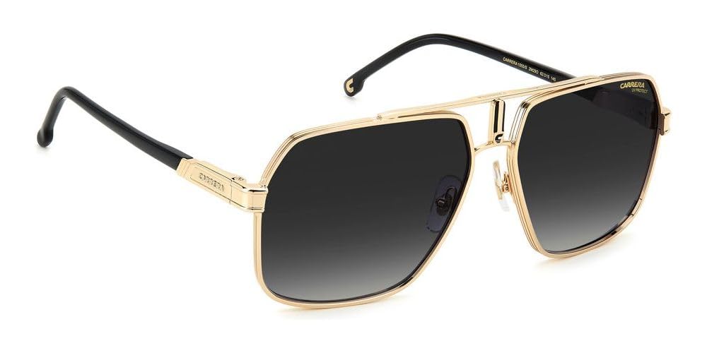 Carrera Casual Sunglasses for Women & Men - Gold Frame UV Protection - Perfect for Outdoor, Beach, Driving & Fashion Accessories