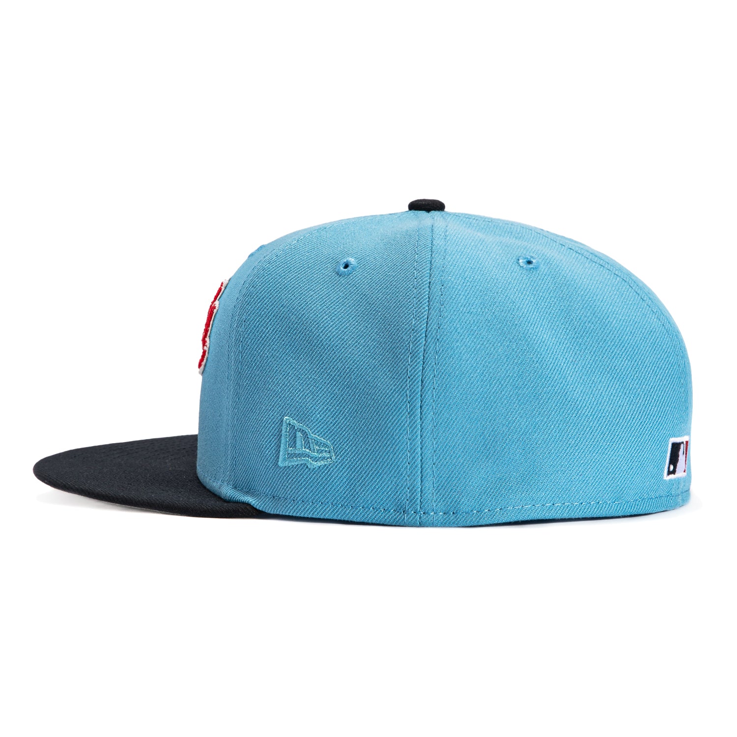 New Era 59Fifty Corduroy St Louis Cardinals MLB Baseball Cap with Inaugural Patch - Light Blue & Navy - Perfect for Game Day, Sports Fans & Casual Wear