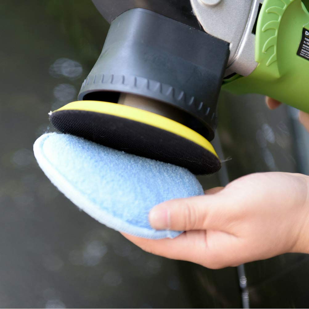 6-Pack Premium Car Waxing Sponges - 5 Clean Wax Applicator Pads, Soft Foam Sponge for Car Detailing, Polishing & Waxing - Ideal for Auto Care, Cosmetic Use & LED Headlight Cleaning