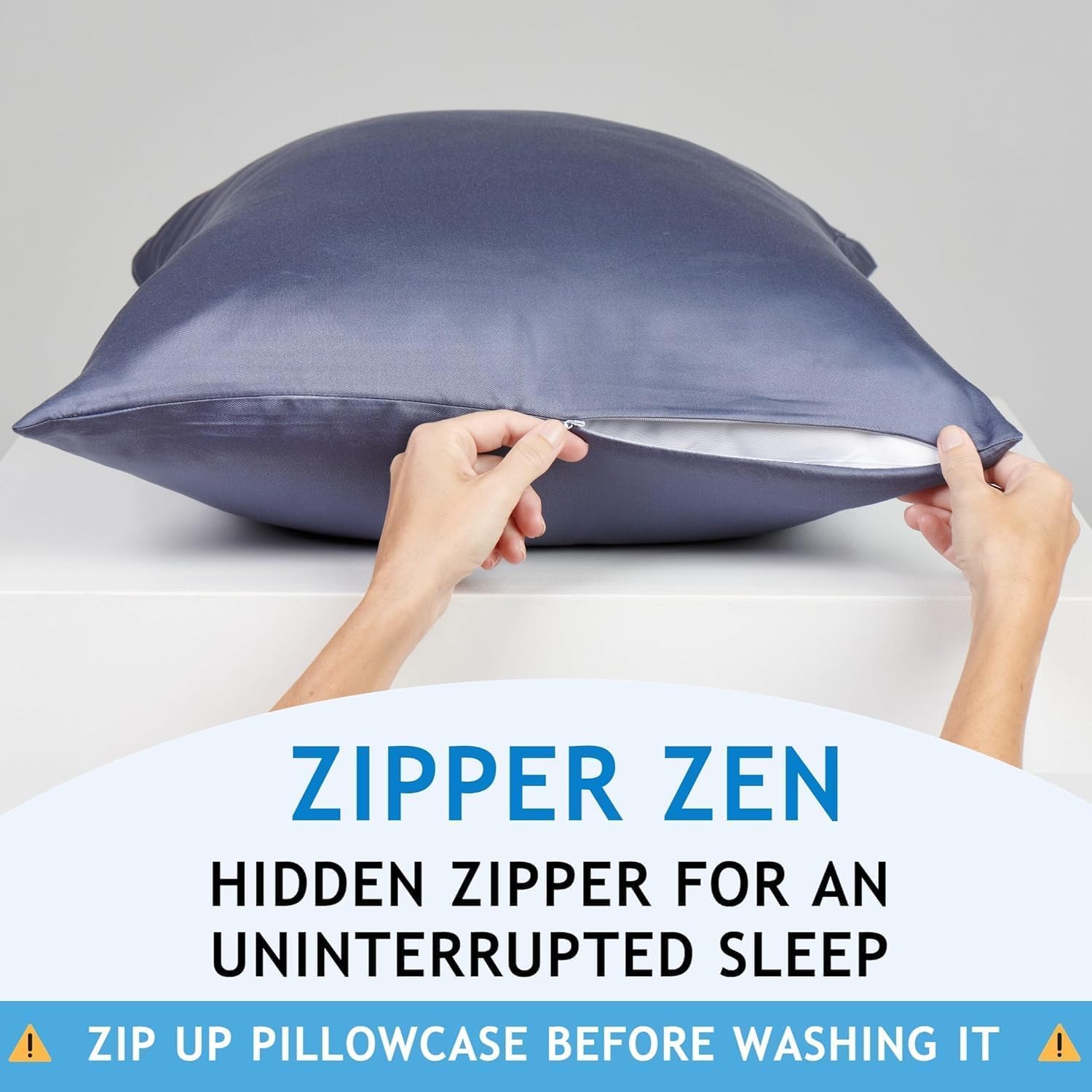 Cooling Bamboo Viscose Pillowcases for Hot Sleepers - Queen Size 30x20, 2 Pack White - Breathable & Moisture-Wicking Pillow Covers for Night Sweats, Menopause Relief - Silky Soft Zippered Pillow Cases by JoMo - Perfect for Summer Nights & Temperature Regulation