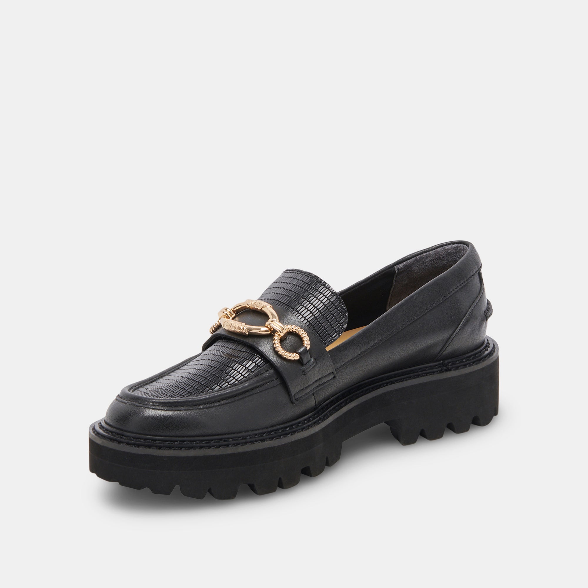MAMBO Black Multi Leather Loafers for Men & Women | Comfortable & Stylish Slip-On Shoes for Casual, Office & Travel | Premium Leather Loafers for Everyday Wear
