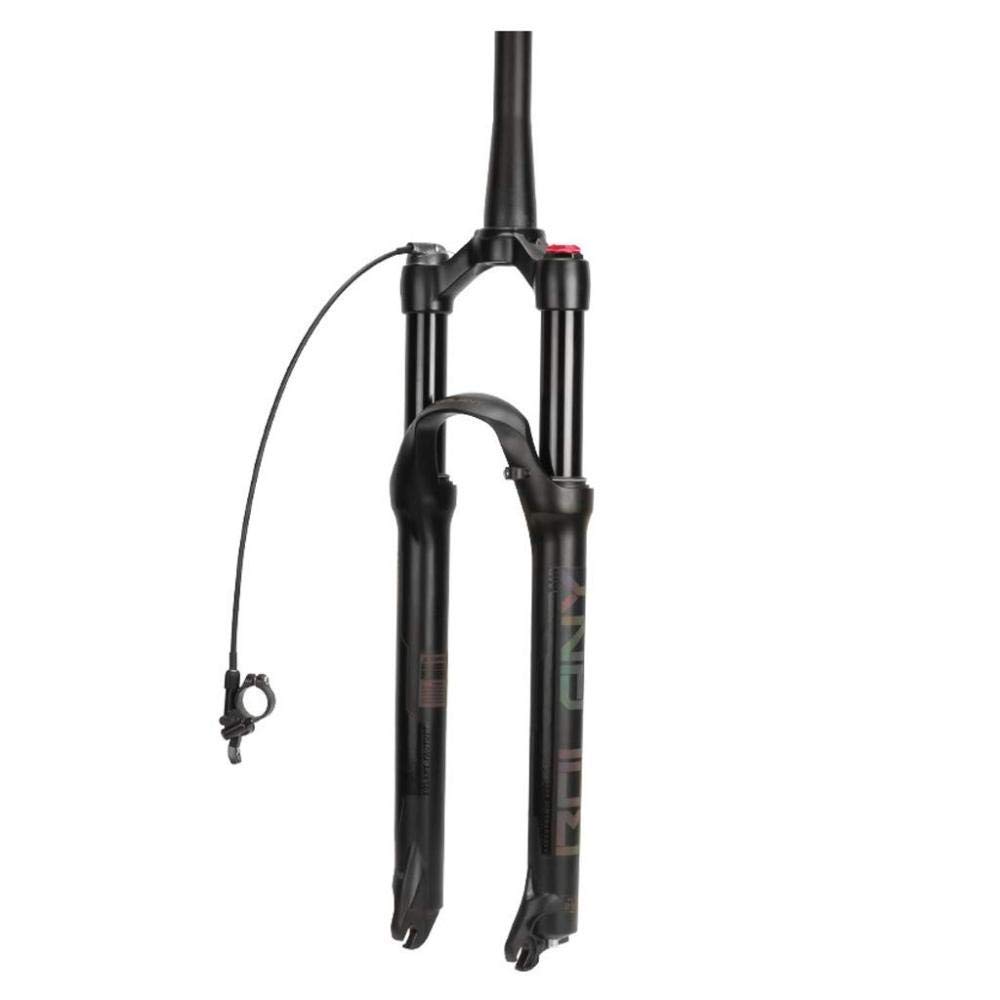 SLRMKK MTB Air Suspension Fork - 26/27.5/29 Inch Tapered Bike Fork with Remote Lockout, 120mm Travel, 1-1/8