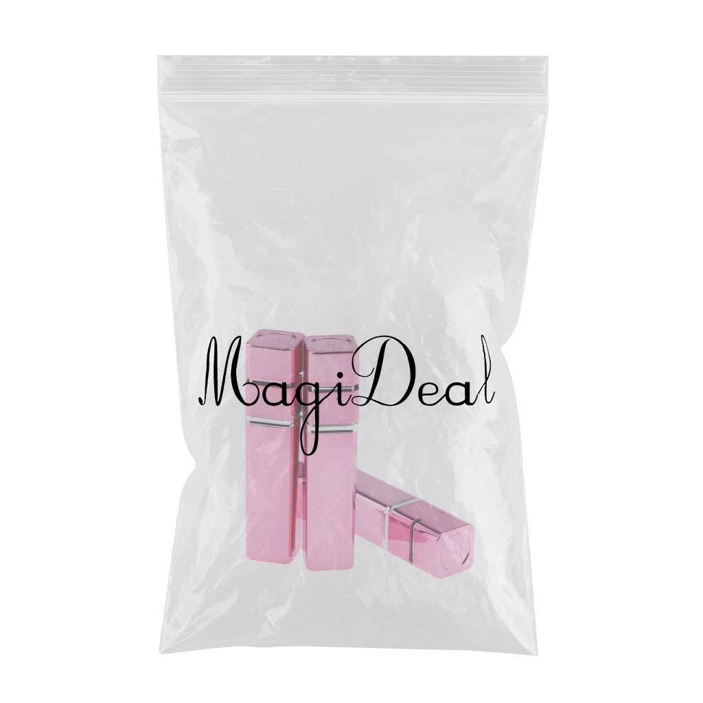 VMS INDIA 3-Pack Empty Lipstick Tubes for DIY Lip Balm, Cosmetic Containers & Makeup Tools - Perfect for Homemade Cosmetics, Travel Size Lipstick Refills & DIY Beauty Projects